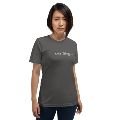 Five Wordz – T-Shirt (White Letters)