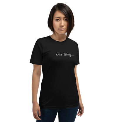 Five Wordz – T-Shirt (White Letters)