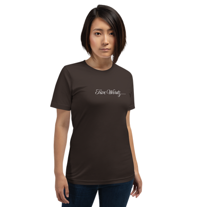 Five Wordz – T-Shirt (White Letters)