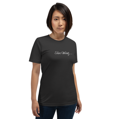 Five Wordz – T-Shirt (White Letters)
