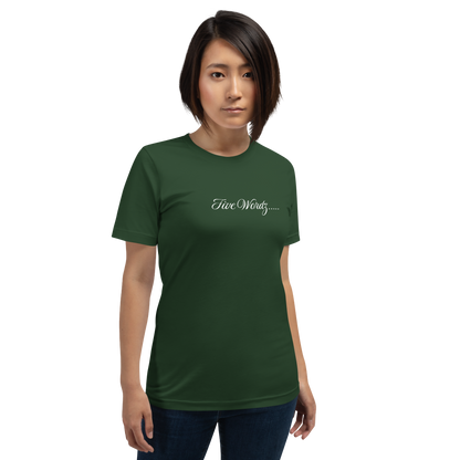 Five Wordz – T-Shirt (White Letters)