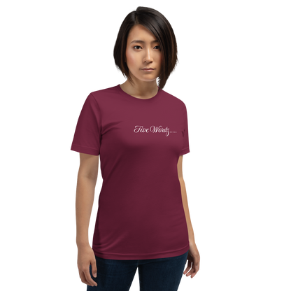 Five Wordz – T-Shirt (White Letters)