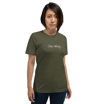 Five Wordz – T-Shirt (White Letters)