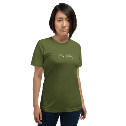 Five Wordz – T-Shirt (White Letters)