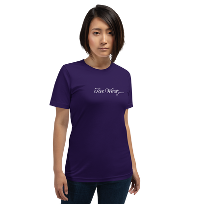 Five Wordz – T-Shirt (White Letters)